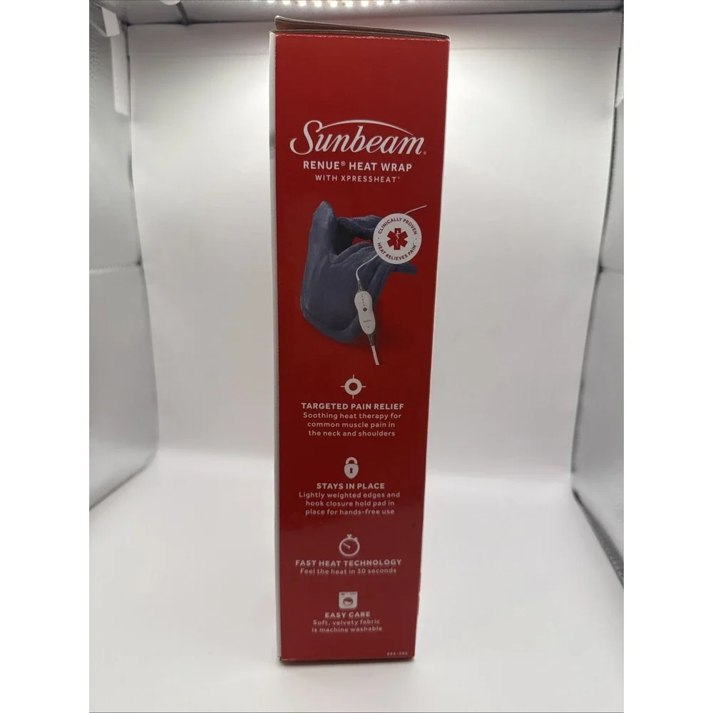 Sunbeam Renue Heat Wrap for Neck & Shoulders Spread Heat 22